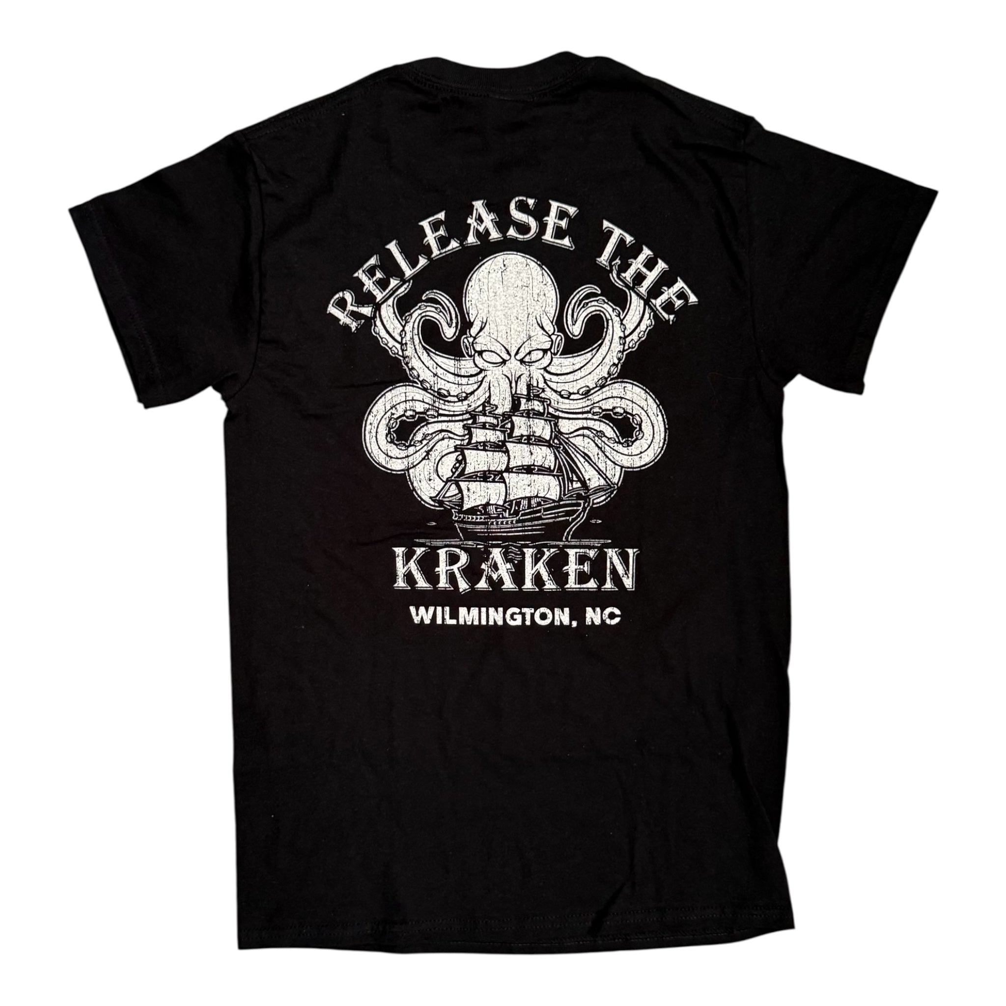 Release The Kraken Wilmington NC - T Shirt - Black