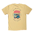 Wilmington NC Hippie Van - T-shirt - Light Yellow