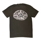 Cape Fear Skull North Carolina - T Shirt - Comfort Color - Pepper