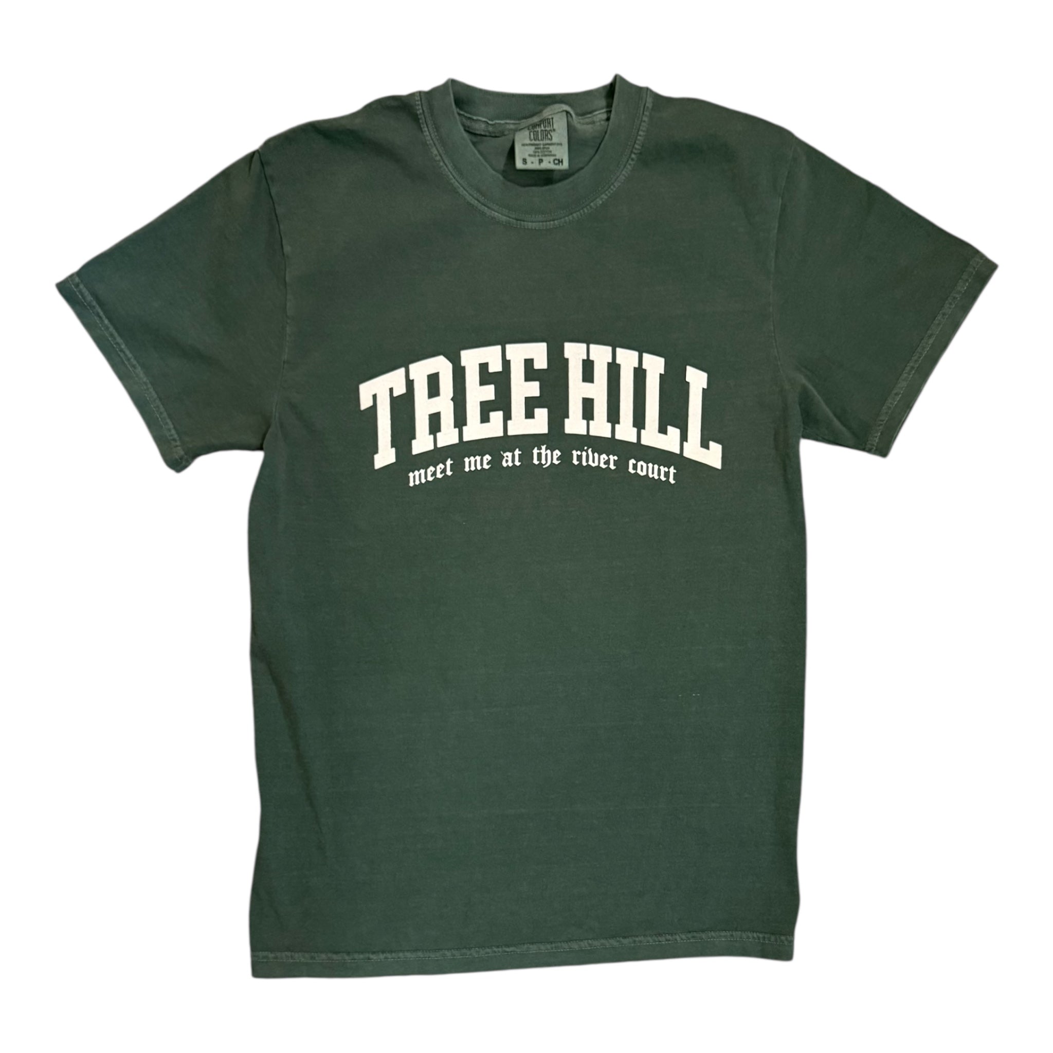 One Tree Hill River Court - Comfort Colors T-shirt - Spruce