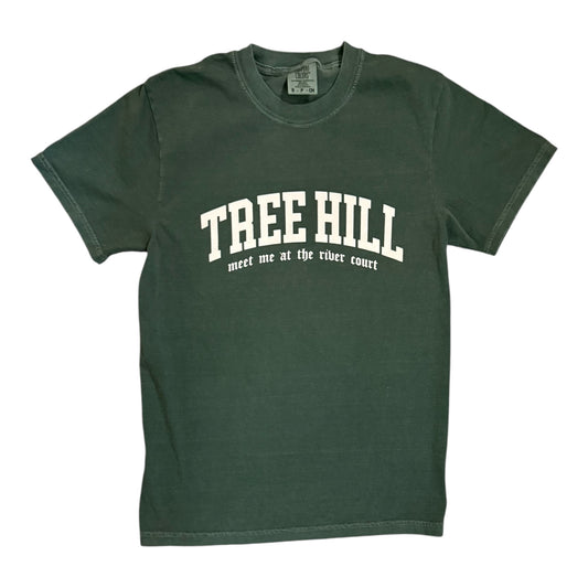 One Tree Hill River Court - Comfort Colors T-shirt - Spruce