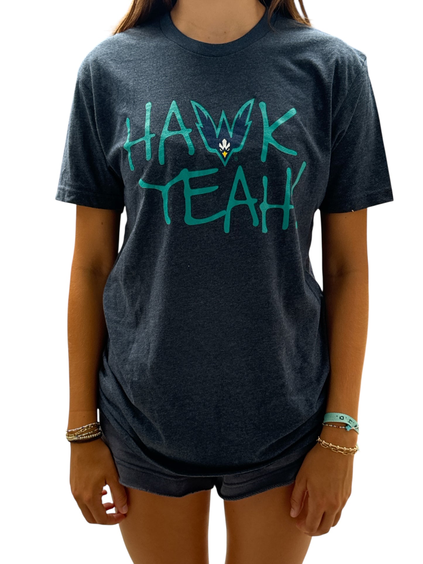 Hawk Yeah UNCW - T Shirt - Midnight Navy