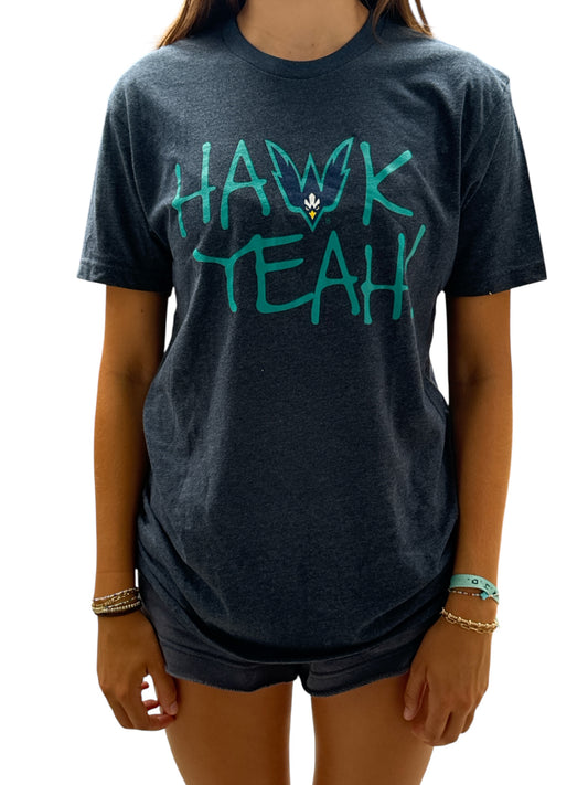 Hawk Yeah UNCW - T Shirt - Midnight Navy