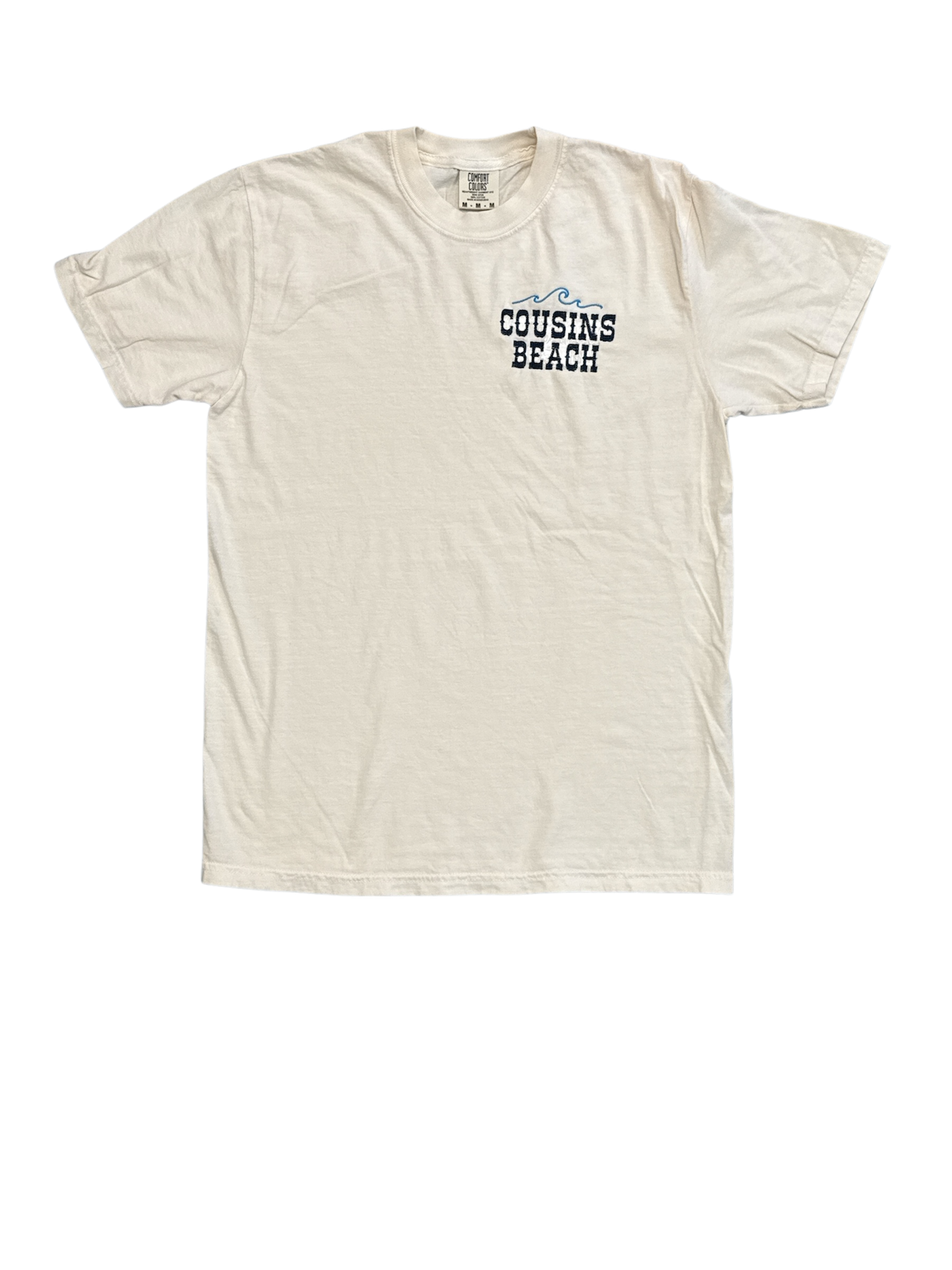Counsins Beach Wave T-Shirt-Ivory Comfort Color