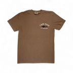Cape Fear-Shark-Embroidered -T-shirt-Expresso Comfort Color