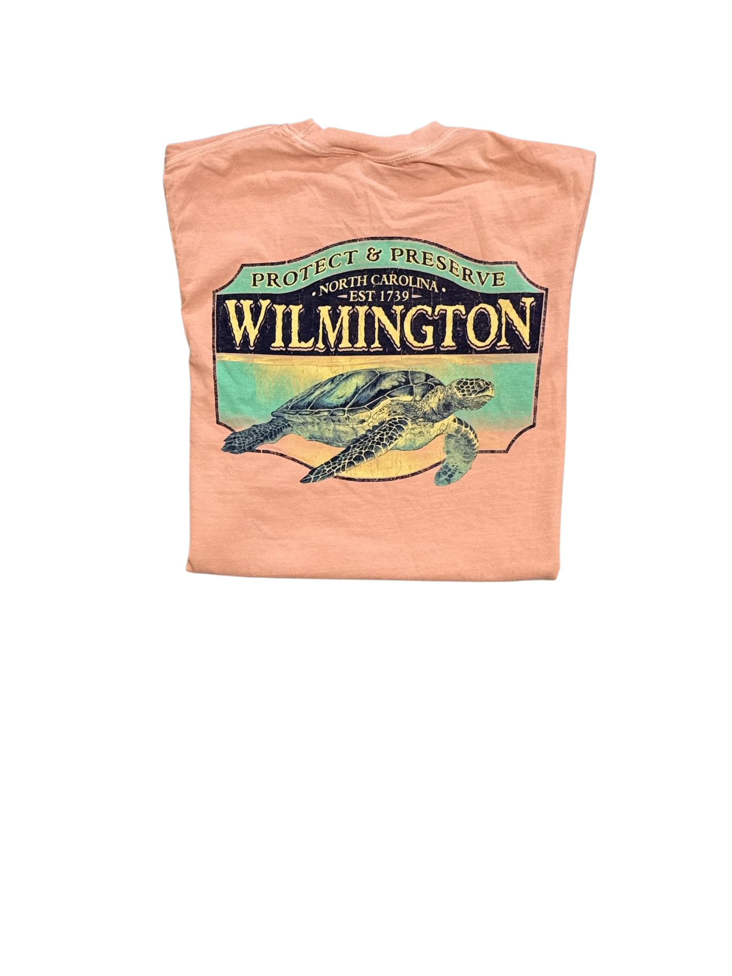 Wilmington NC Protect and Preserve Turtle - T Shirt