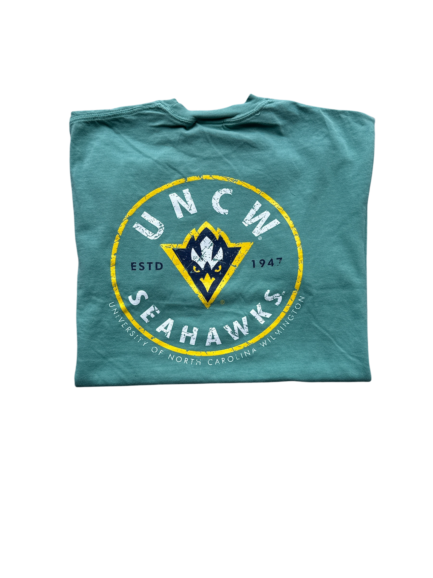 UNCW SEAHAWKS CIRCLE 1947 – TSHIRT – SEAFOAM ( Comfort Color )