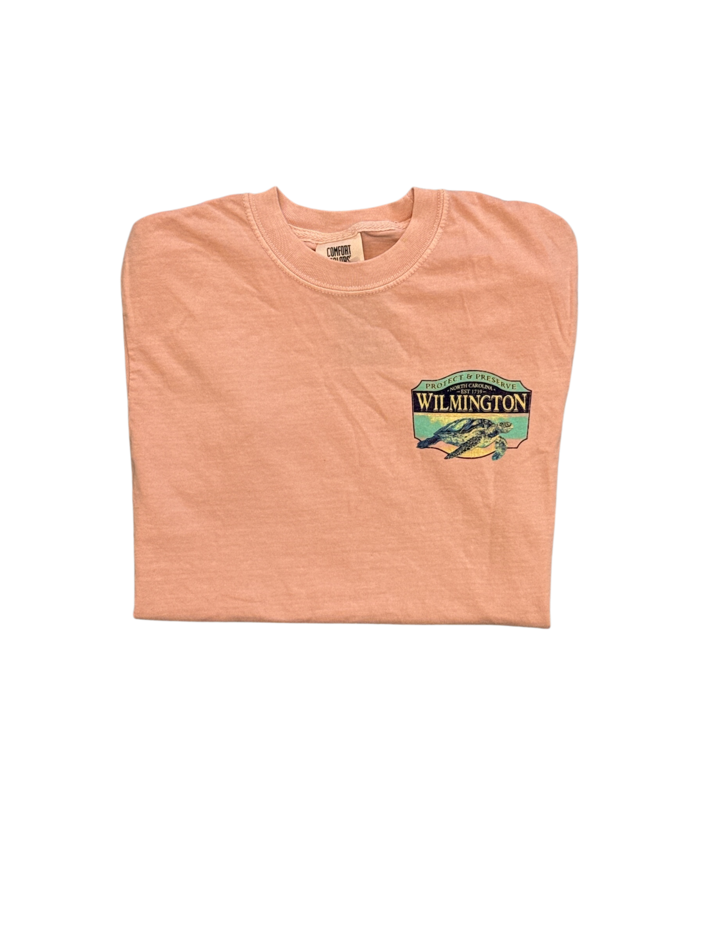 Wilmington NC Protect and Preserve Turtle - T Shirt