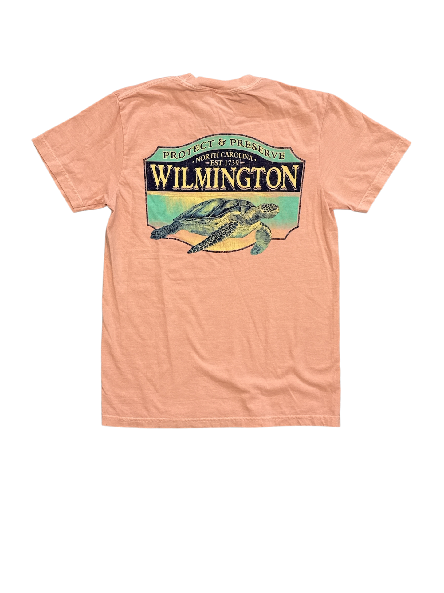 Wilmington NC Protect and Preserve Turtle - T Shirt