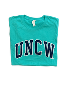 Uncw Block - T Shirt - Sea Foam