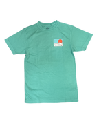 Wilmington NC Beach Wave T-shirt - Sea-foam