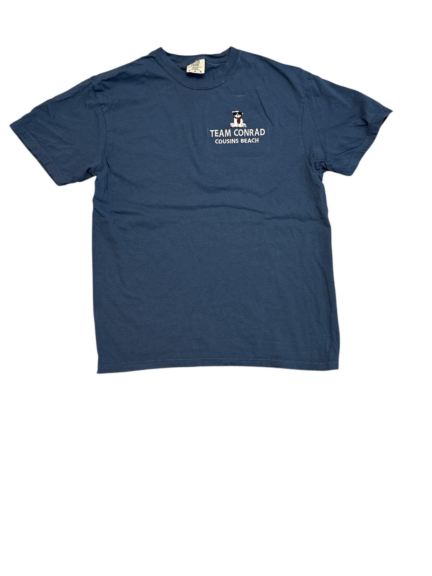 Team Conrad Polar Bear Comfort Color T-shirt (Midnight Navy)