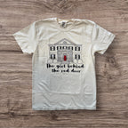 Girl Behind Red Door One Tree Hill - T Shirt - Ivory