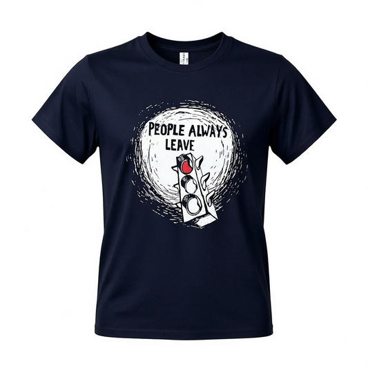 People Always Leave - T Shirt - Black