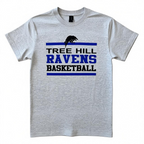 Tree Hill Ravens Basketball Film - T Shirt - Ash