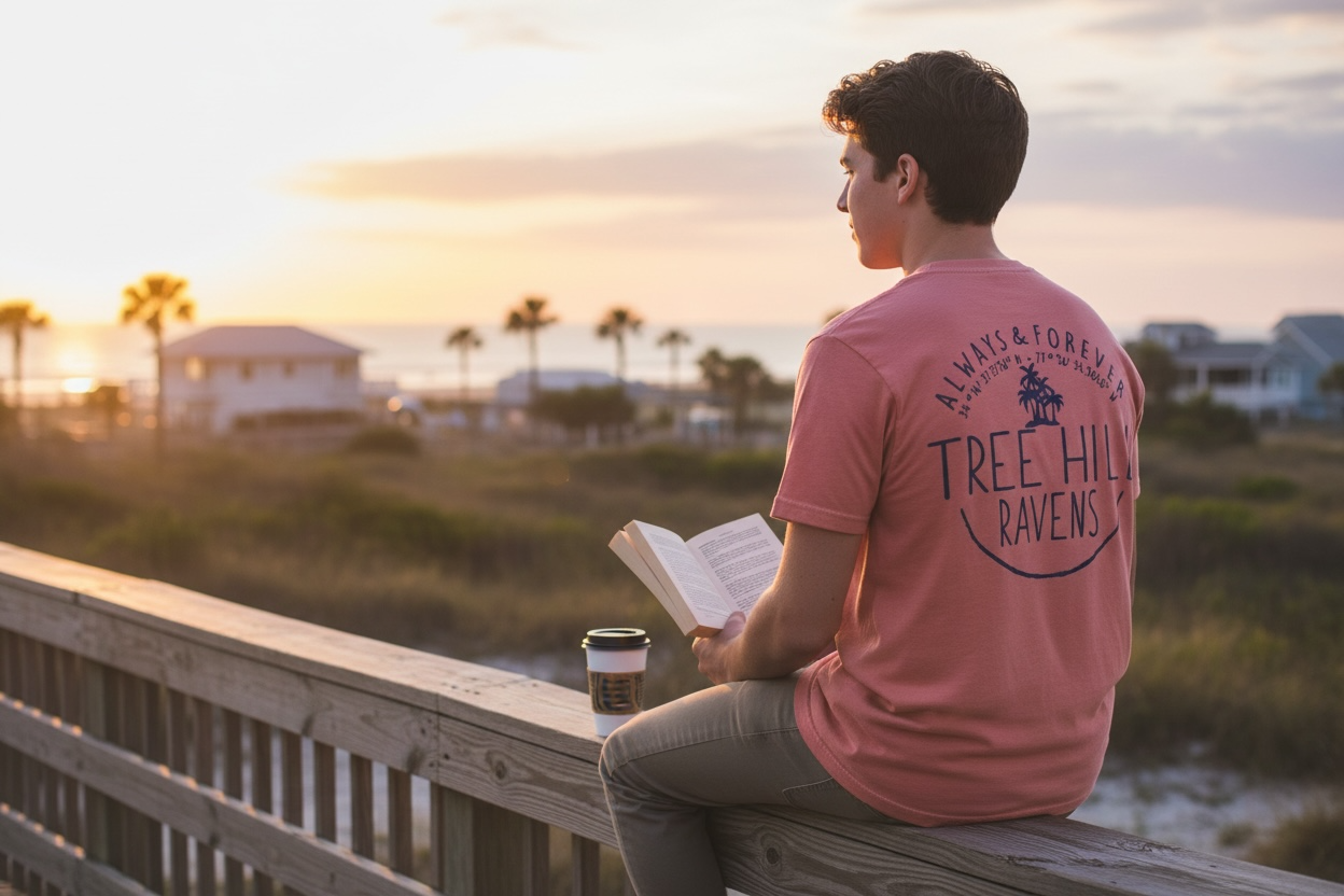 Always And Forever Circle Tree Hill  – T Shirt –  Terrocata    ( comfort color )