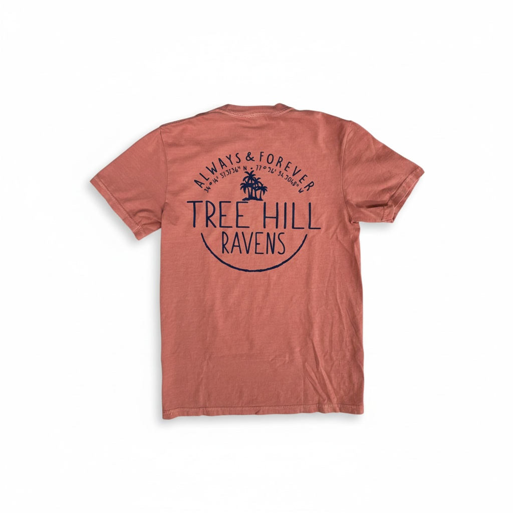 Always And Forever Circle Tree Hill  – T Shirt –  Terrocata    ( comfort color )