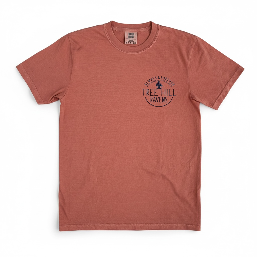 Always And Forever Circle Tree Hill  – T Shirt –  Terrocata    ( comfort color )