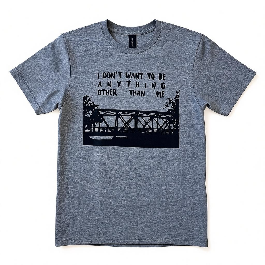 Oth Bridge Quote  – Soft T Shirt – Graphite Heather