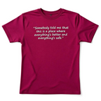 Karens Cafe One Tree Hill  - T Shirt - Heather Cardinal
