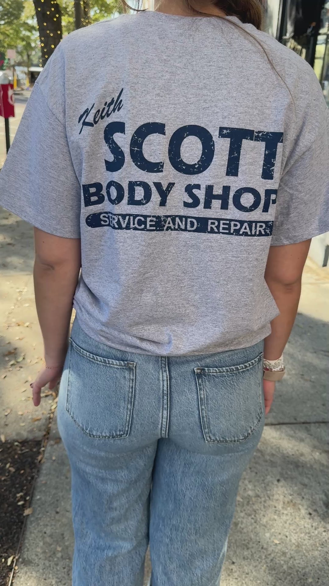 Keith Scott Body Shop One tree Hill  – Hoodie – Sport Grey