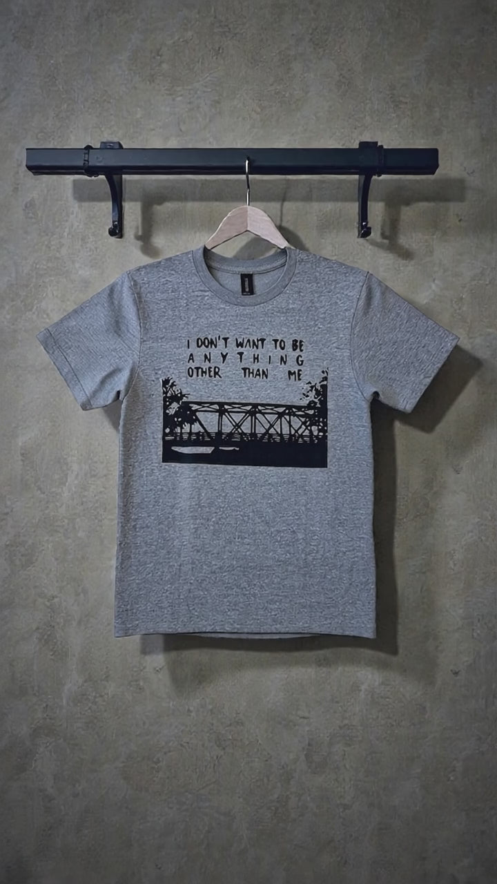 Oth Bridge Quote  – Soft T Shirt – Graphite Heather