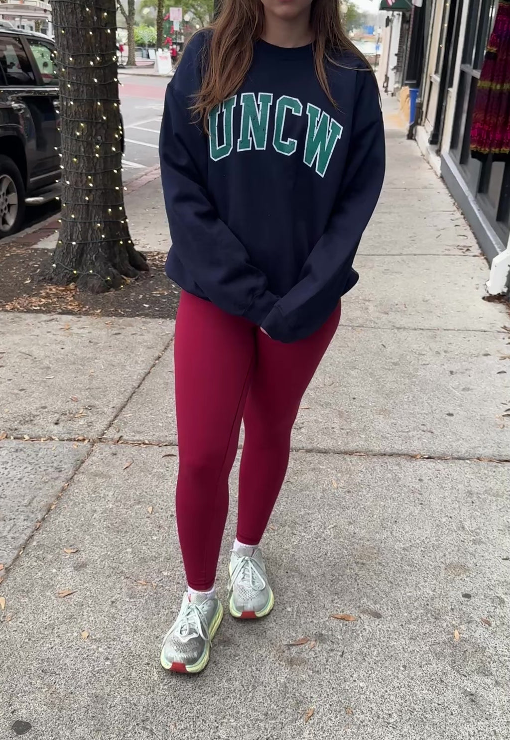 UNCW Seahawks Block Sweatshirt - Navy