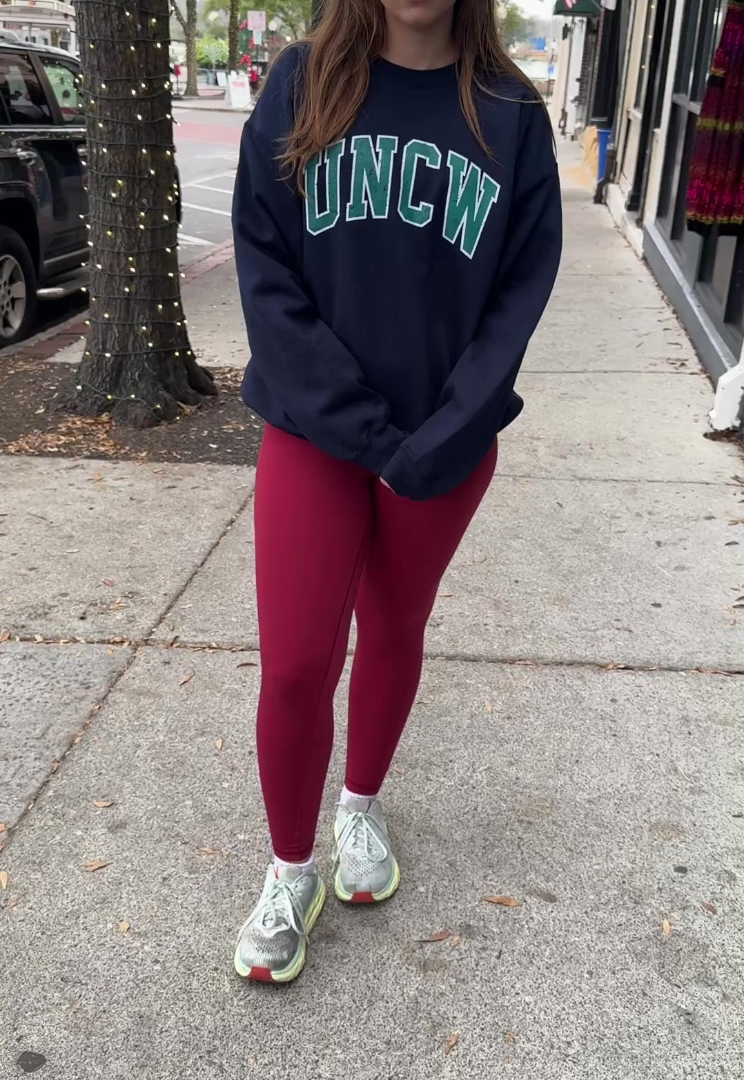 UNCW Seahawks Block Sweatshirt - Navy