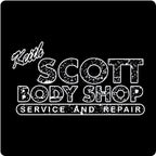 Standard Keith Scott Body Shop - Decal/Sticker  3"x6"