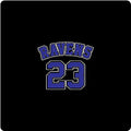 MINI Ravens 23  - Decal/Sticker  2"x2"