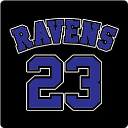 Standard Ravens 23  - Decal/Sticker  4"x6"