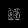 MINI Scott 23 Scripture  - Decal/Sticker  2"x2"