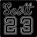 Standard Scott 23 Scripture  - Decal/Sticker  4"x6"