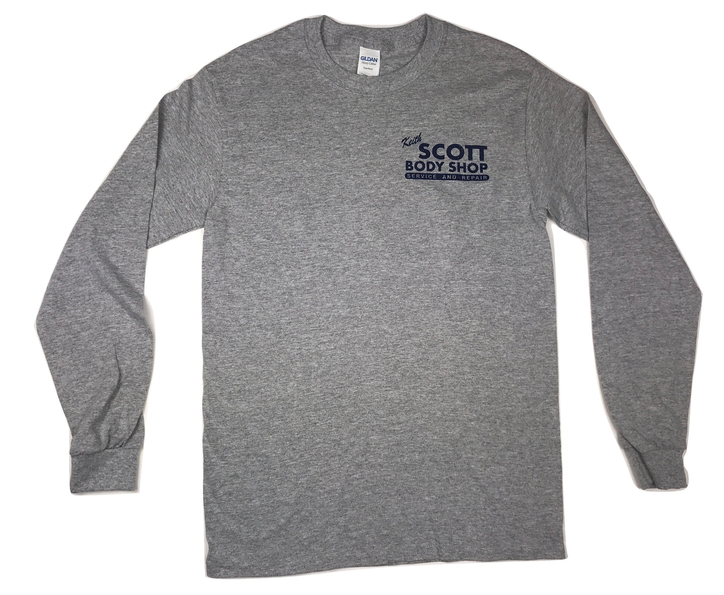 Keith Scott Body Shop – Long Sleeve– Sport Grey