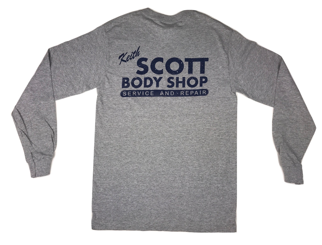 Keith Scott Body Shop – Long Sleeve– Sport Grey