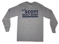 Keith Scott Body Shop – Long Sleeve– Sport Grey