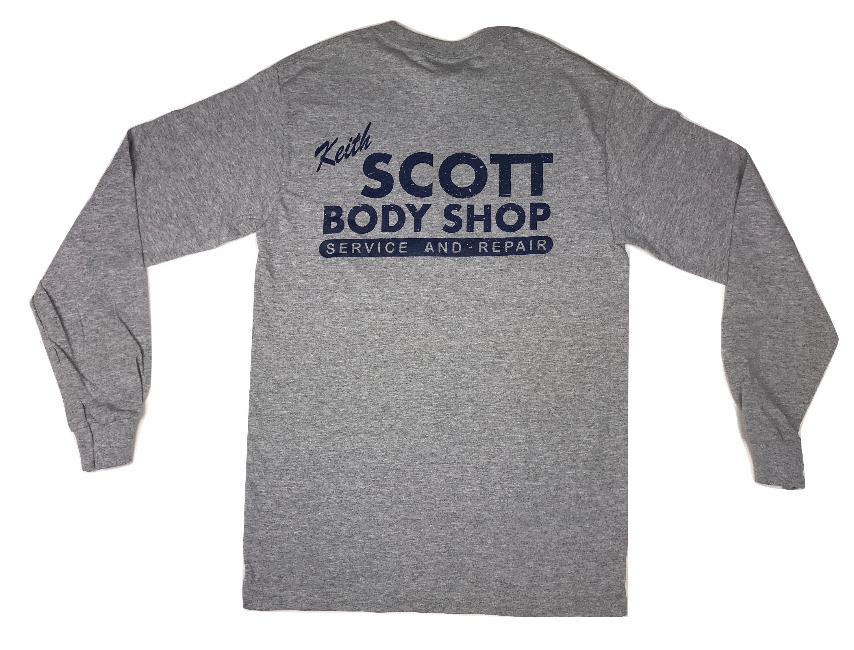 Keith Scott Body Shop – Long Sleeve– Sport Grey