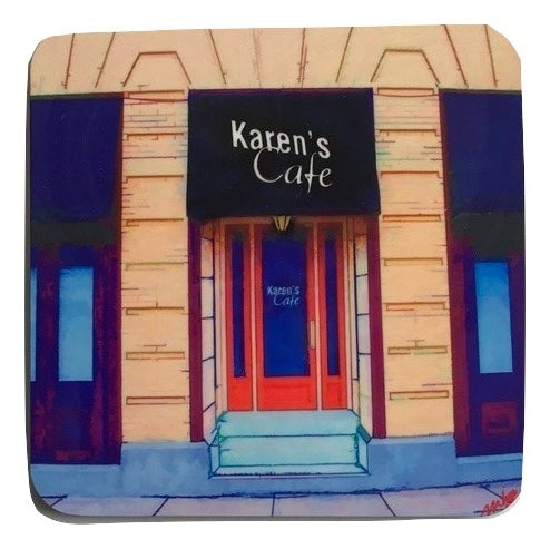 Karens Cafe - Cork Coaster