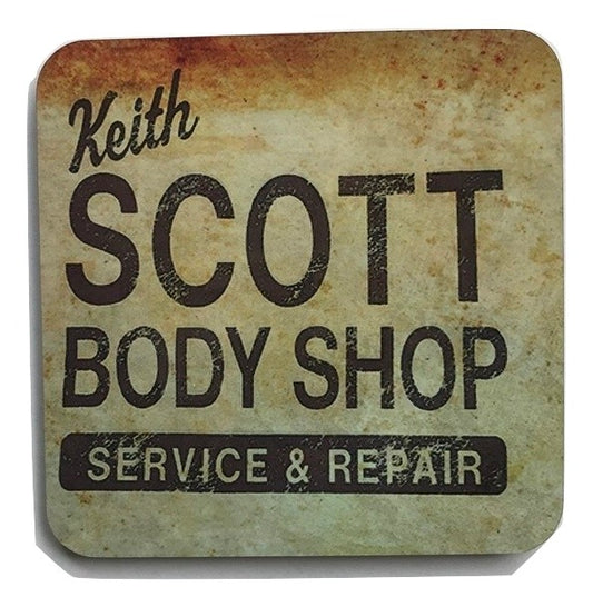 Keith Scott Body Shop - Cork Coaster