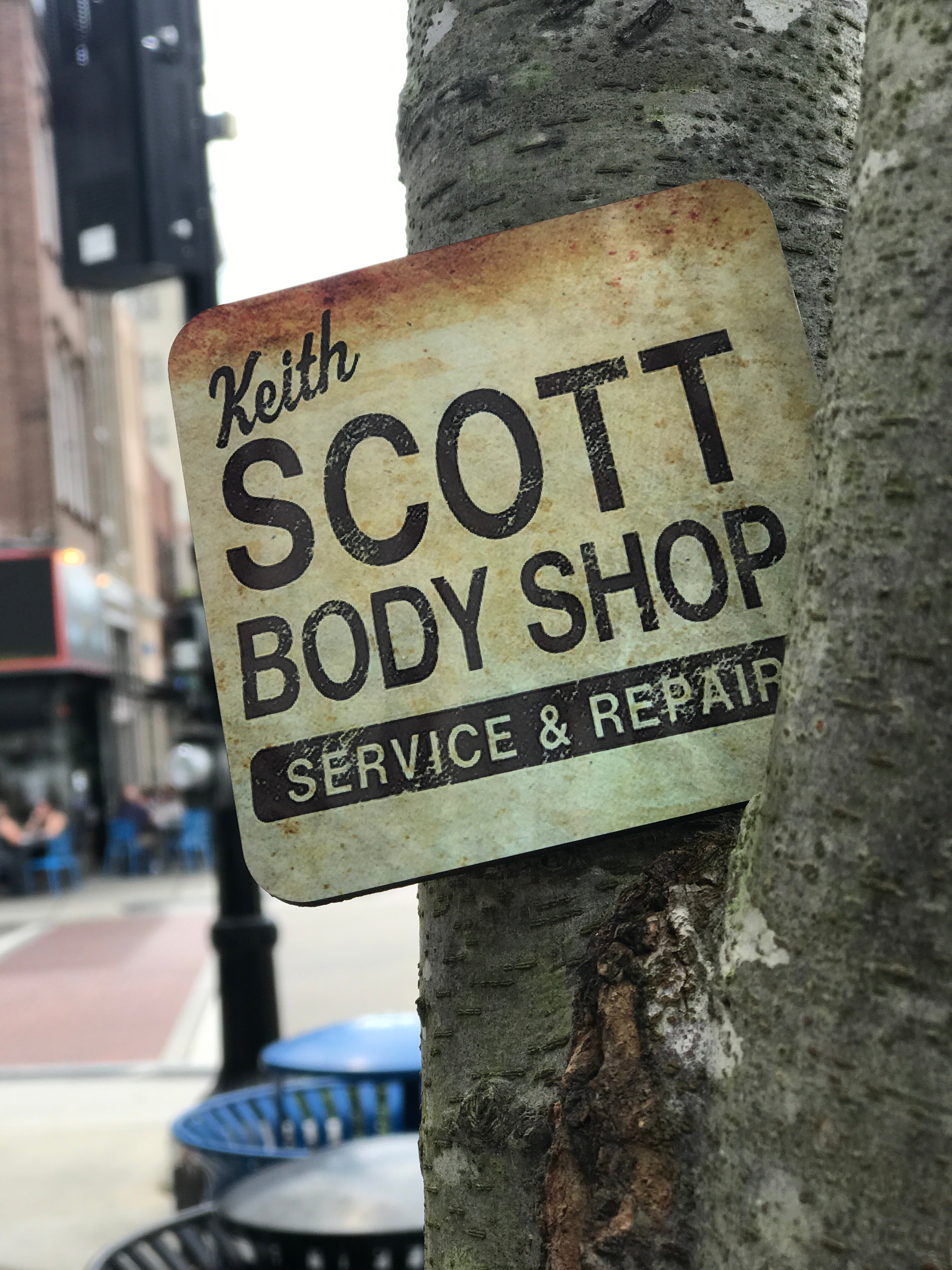 Keith Scott Body Shop - Cork Coaster
