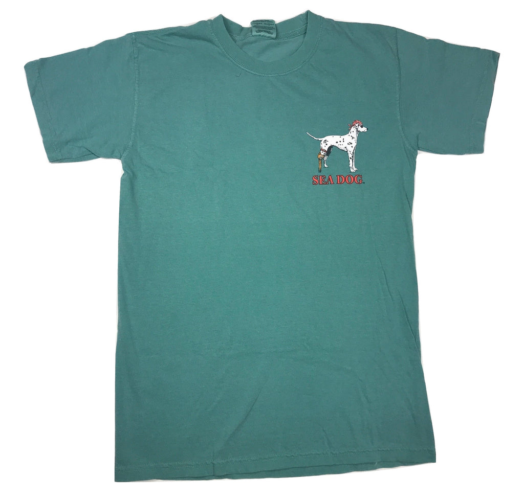 Of All The Fish In The Sea  - Sea Dog T Shirt - Seafoam