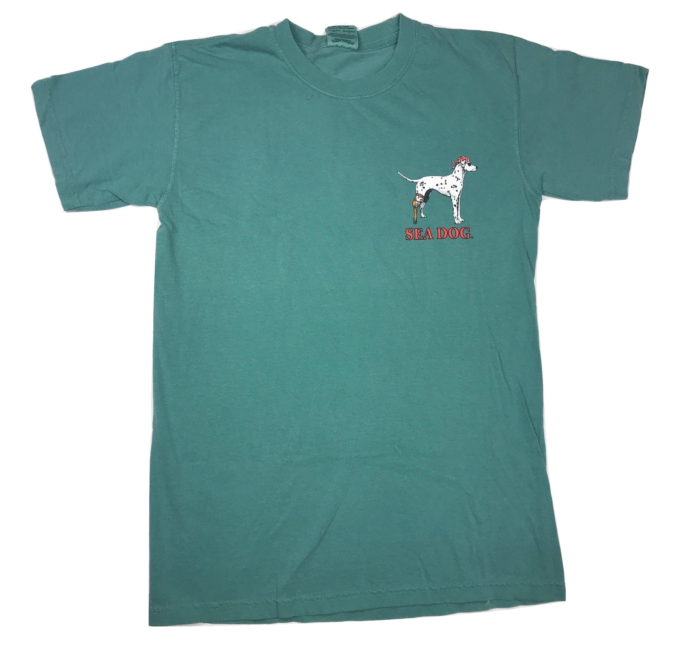 Of All The Fish In The Sea  - Sea Dog T Shirt - Seafoam