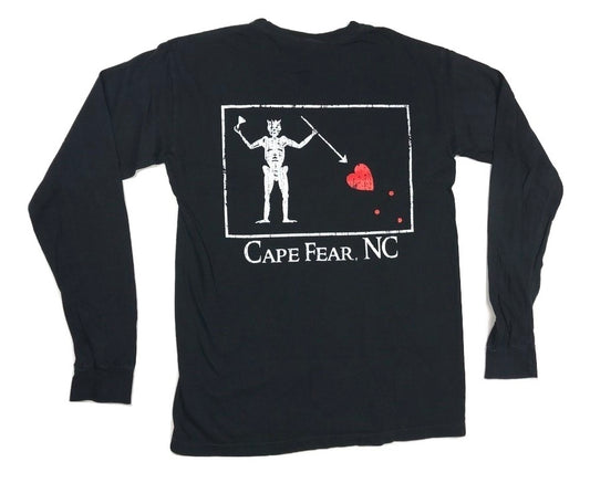 Cape Fear Black Beard  - Long Sleeve - Black ( comfort color )
