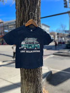 Uncw Bus Youth - T Shirt  - Heather Navy