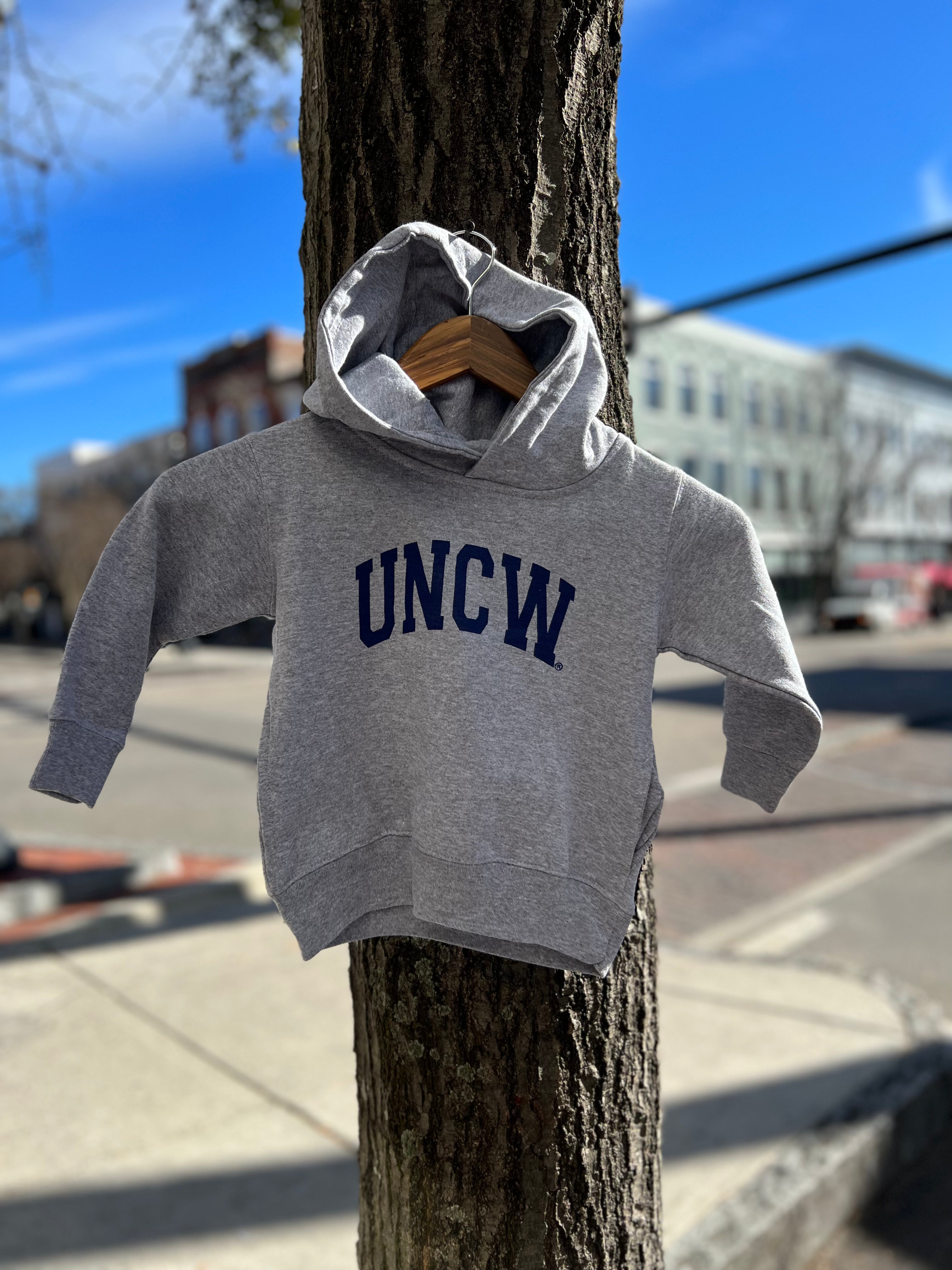 UNCW Basic Toddler - Hoodie - Heather Grey