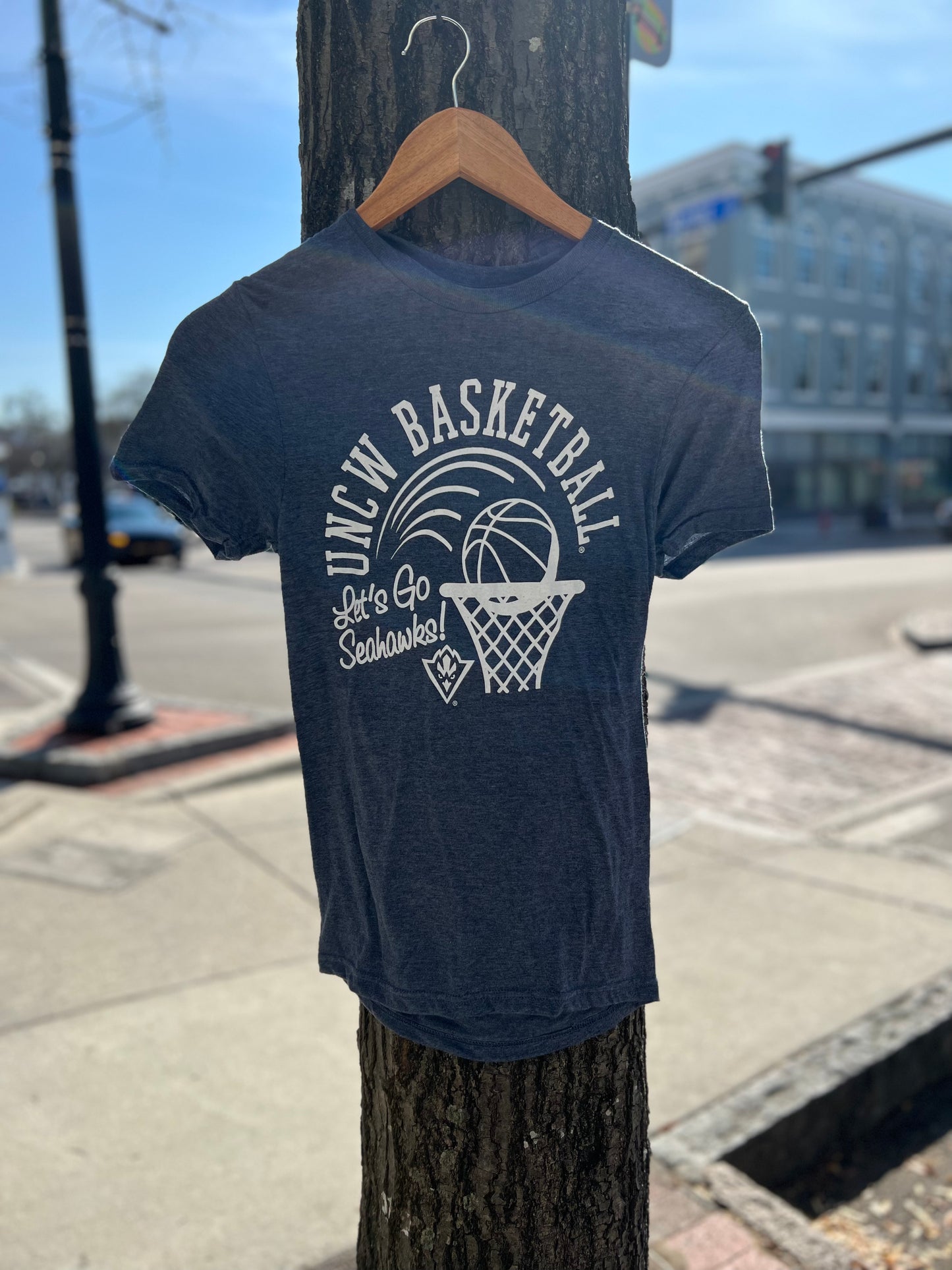 UNCW Basketball - T Shirt - Mid Night Navy