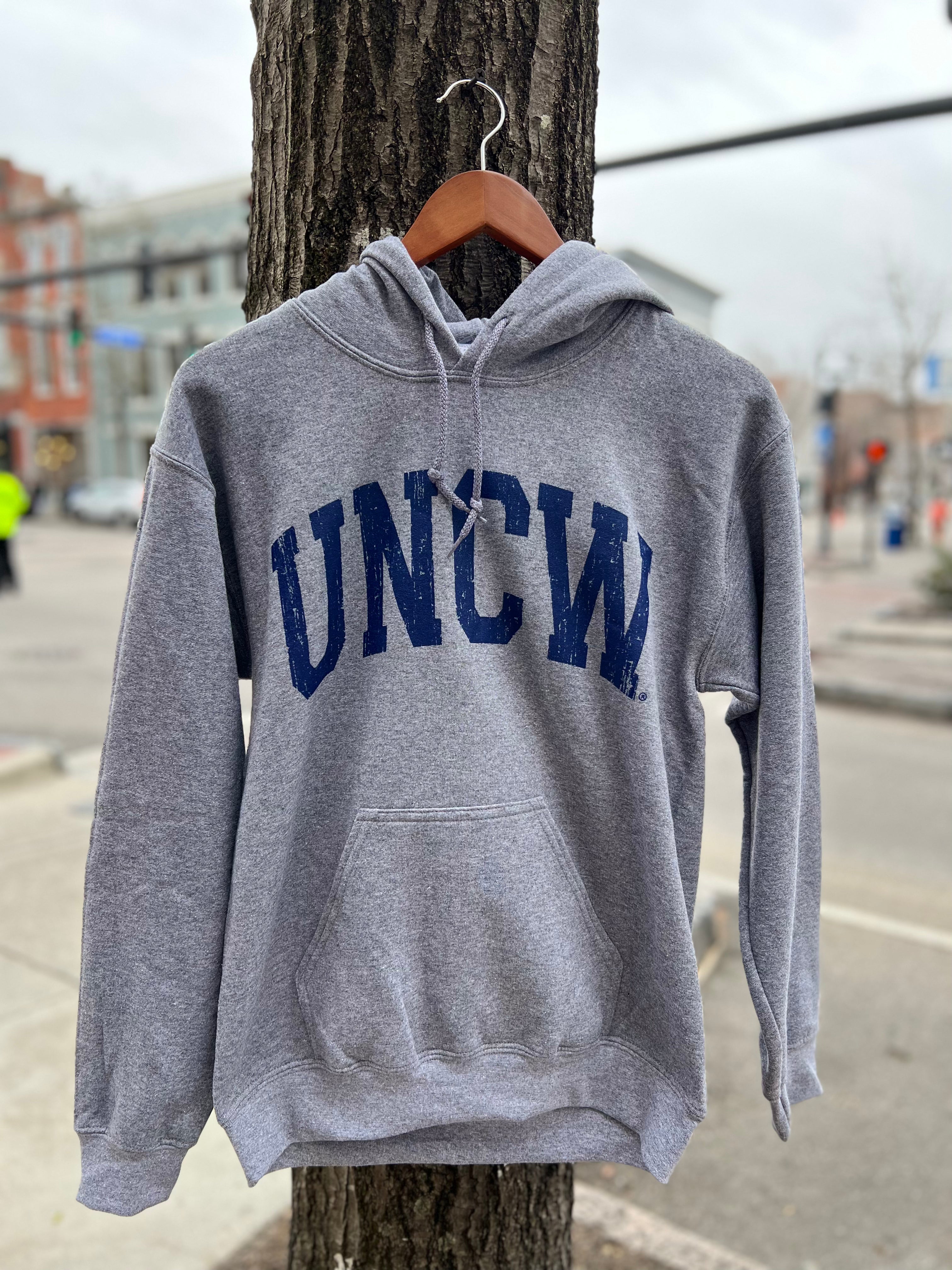 UNCW Arch - Hoodie - Graphite Heather