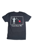 Black Beard Cape Fear NC - T Shirt - Black
