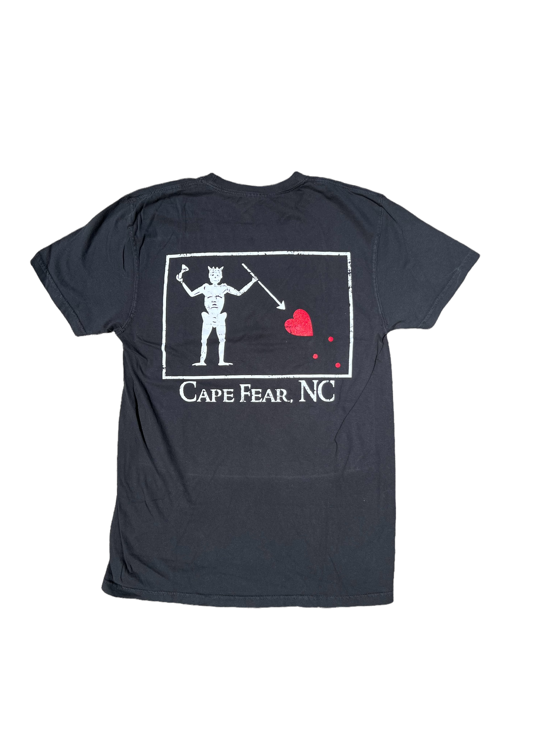 Black Beard Cape Fear NC - T Shirt - Black