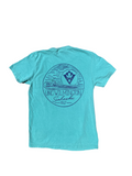 UNCW WAVE SCRIPTURE – POCKET TSHIRT – SEAFOAM